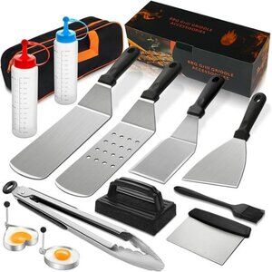 14PCS Griddle Accessories Kit, Flat Top Grill Accessories Set for Blackstone